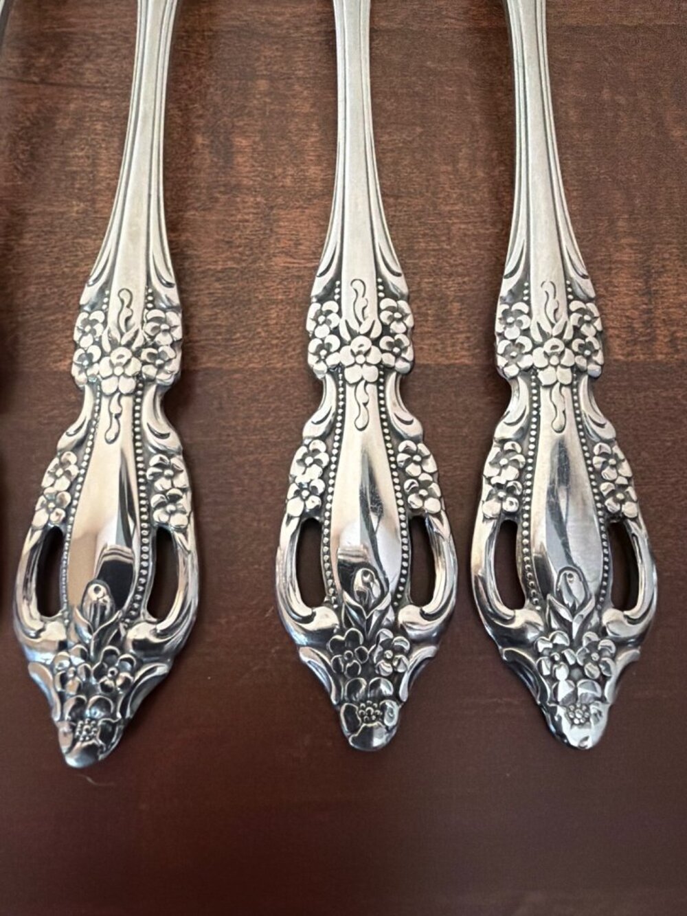 Set of 12 Oneida Distinction Deluxe HH Raphael Stainless Dinner Forks 7.25" Repl - Picture 9 of 16